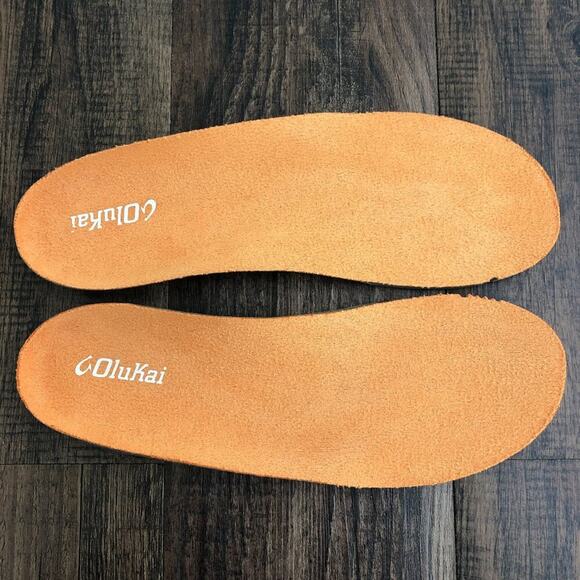 Olukai Nohea Mesh Slip On Shoes ** Size 9 & 10 (different sizes) ** Gray Orange - Picture 12 of 15